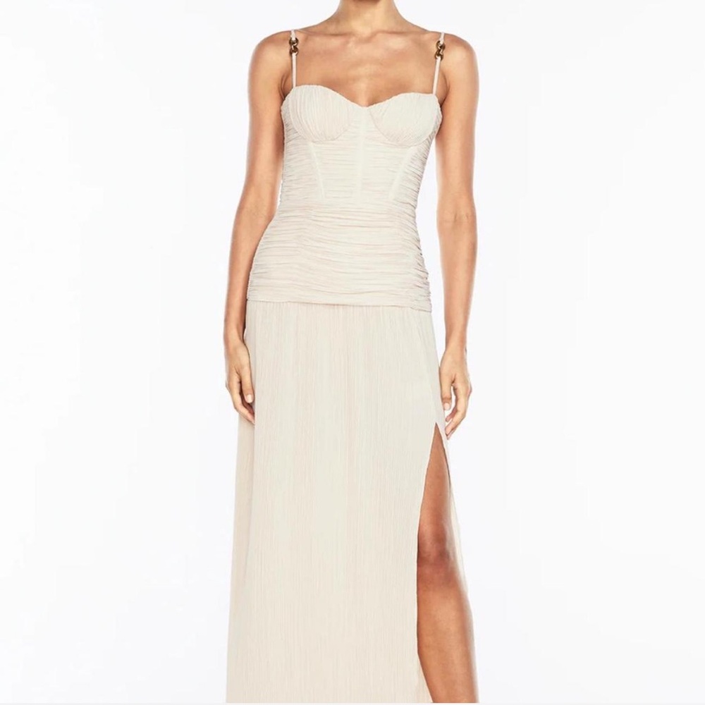 Manning Cartell Strapless Cream Dress